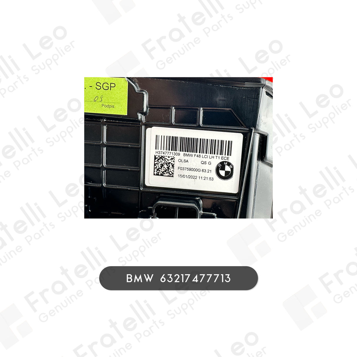 BMW X1 F48 LCI Originale Fanale Posteriore Esterno LED Sinistro 63217477713