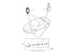 Jaguar Kit - sensore TPMS	C2D43636